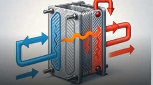 Como um trocador de calor industrial funciona?