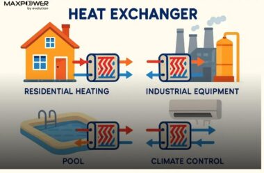 Onde é usado o trocador de calor?